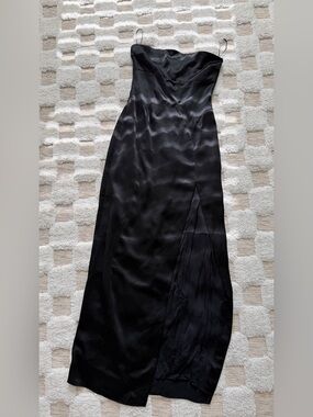 Nicholas Strapless Maxi Dress in Black